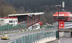 Rennstrecke in Spa