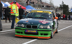 BMW M3 in der Boxengasse